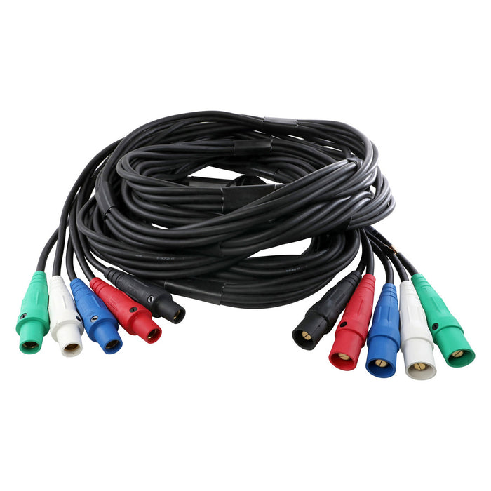 5 Wire Banded Stage Lighting Cable W/ Camloks