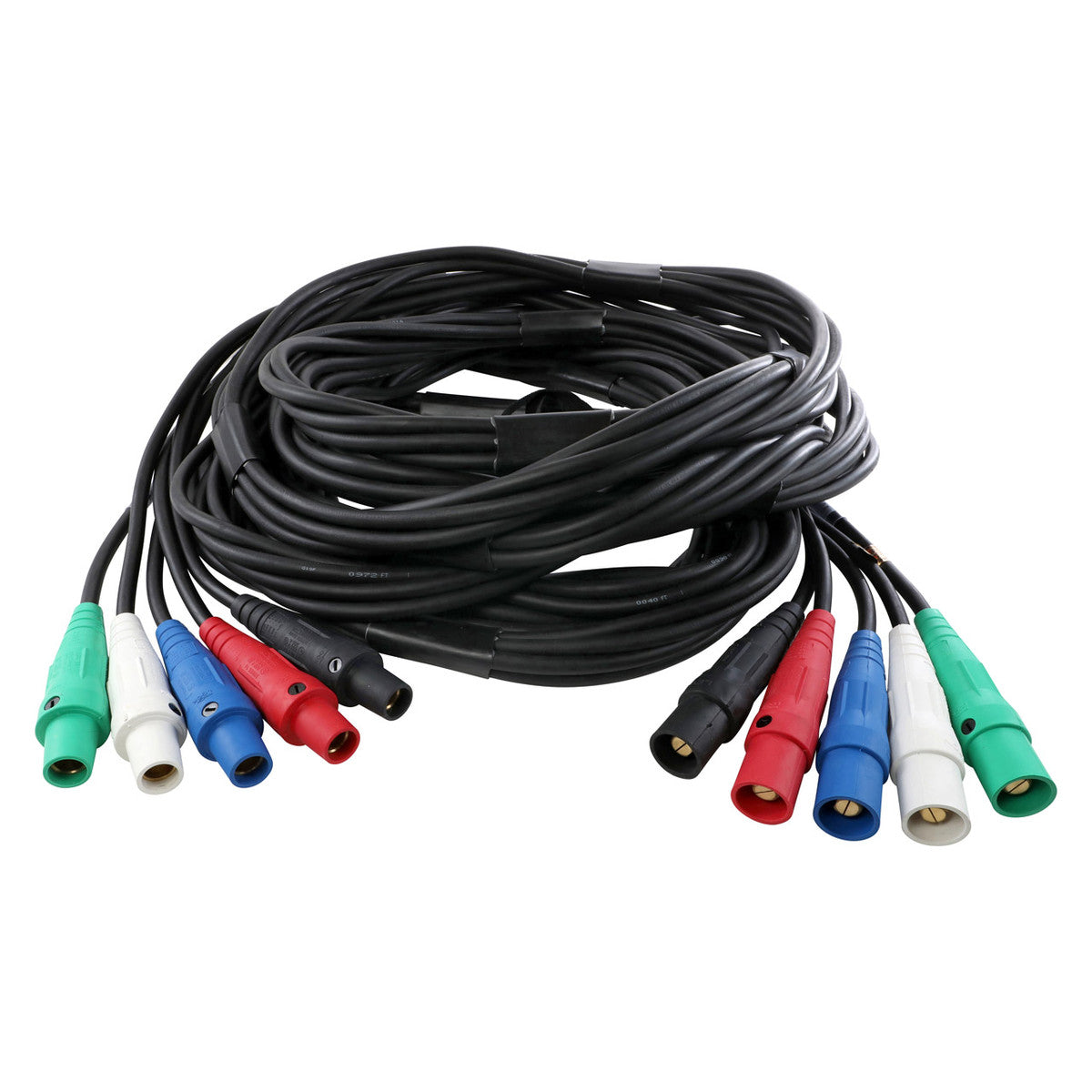 Staging Cable 5 Wire Banded Stage Lighting Cable W/ Camloks — Wire N Cable